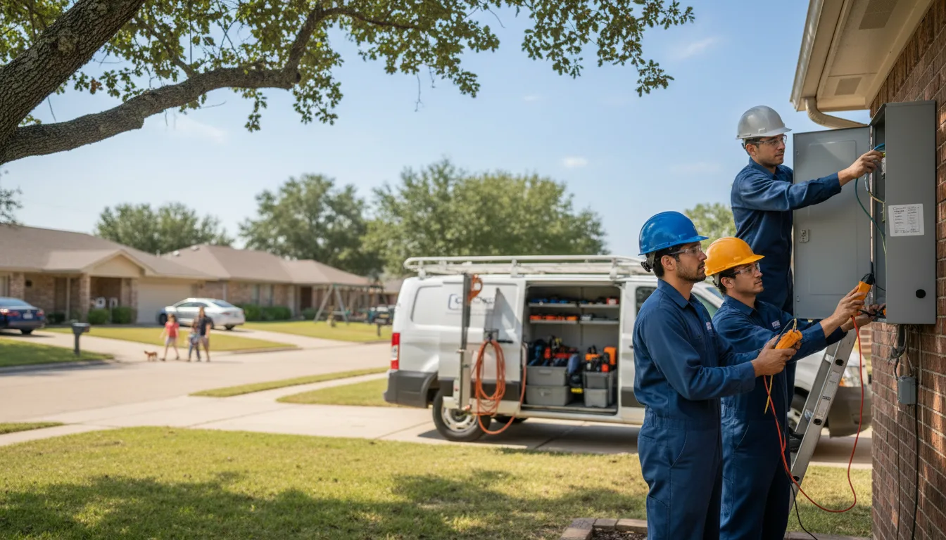 Certified electrician providing emergency electrical services in Mcclave, CO